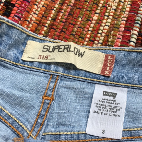 Levi’s 518 Jean Shorts Vintage 1990s - size 3 - Picture 6 of 8